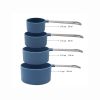 Measuring Cup Set 4 Pieces Stainless Steel Handle Measuring Tool Baking Gadget Tool - 4-PC